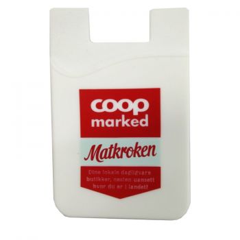 Coop Marked og Matkroken, mobillomme i silikon - 25 pkn