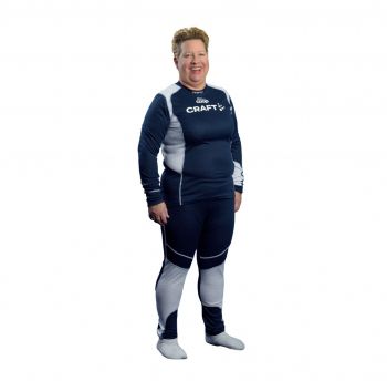 Team Coop superundertøy / NOR Baselayer set, blå/hvit, dame