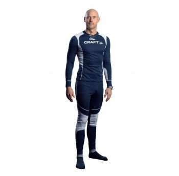 Team Coop superundertøy / NOR Baselayer set, blå/hvit, herre