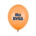Obs bygg, ballonger - 500 pkn Oransje