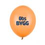 Obs bygg, ballonger - 500 pkn Oransje